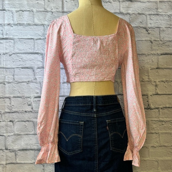 Princess Polly Pink Floral Crop Top - Picture 10 of 16